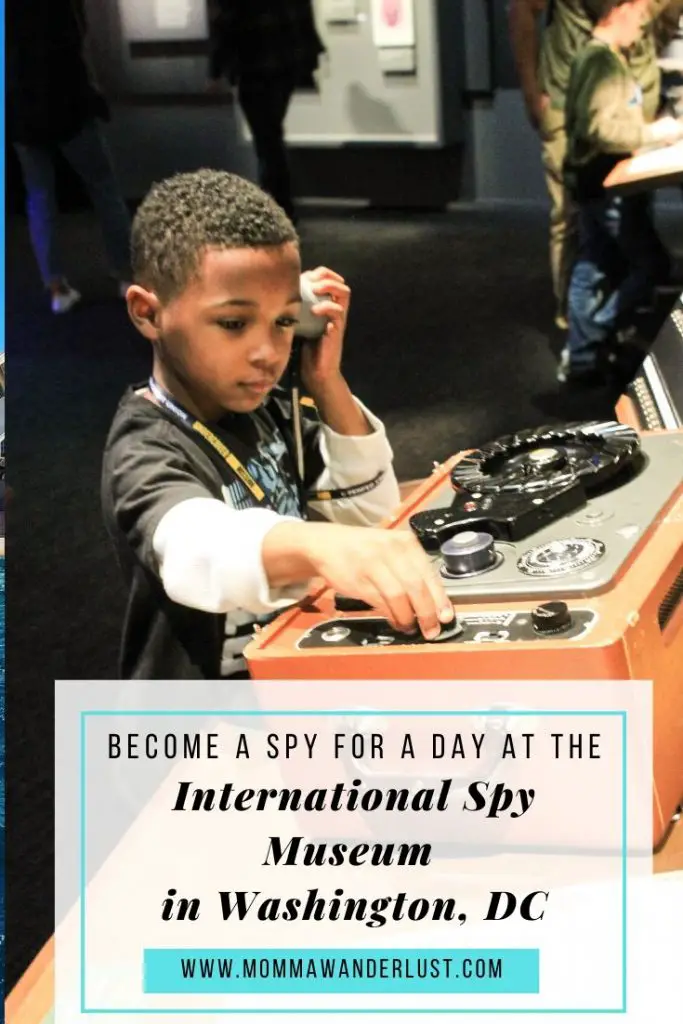 A Visit to the International Spy Museum in Washington DC featured by top US family travel blogger, Momma Wanderlust