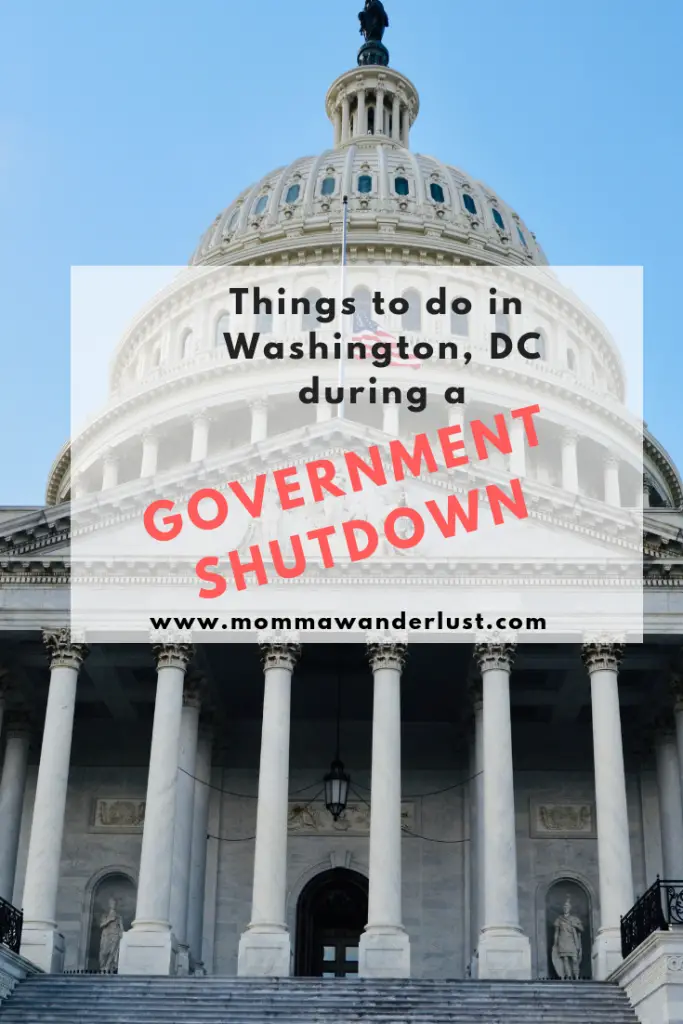 Things to do in Washington, DC during a Government Shutdown