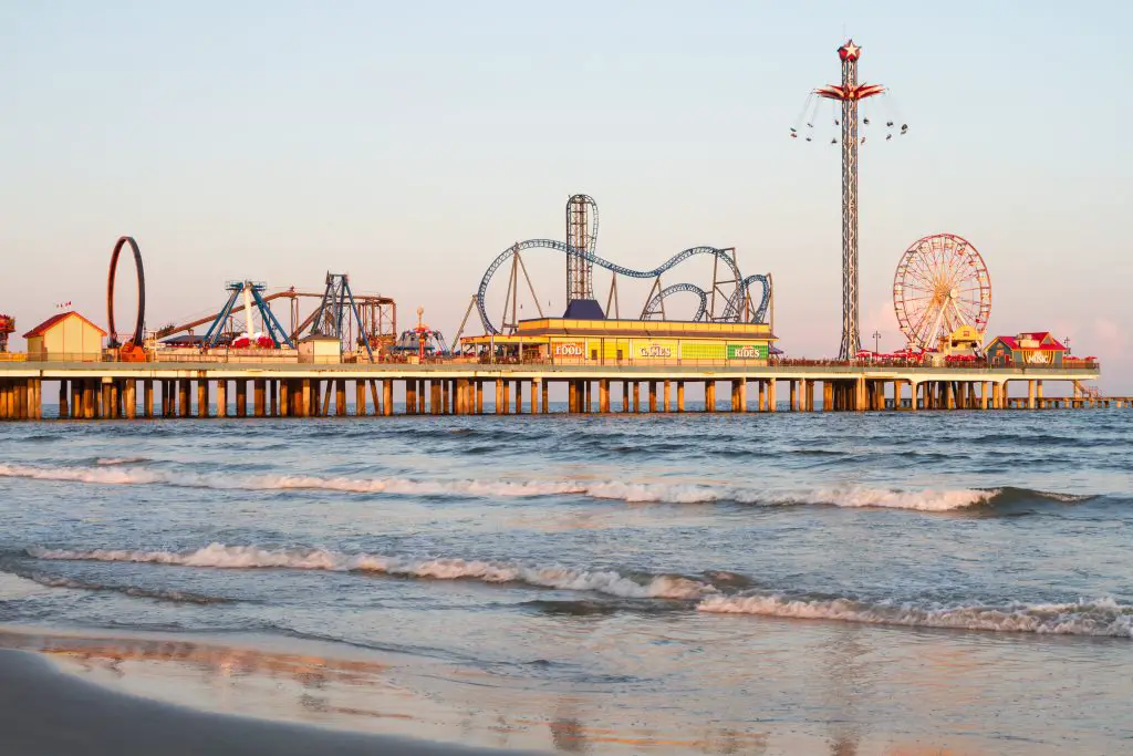 Historic Pier in Galveston, Texas