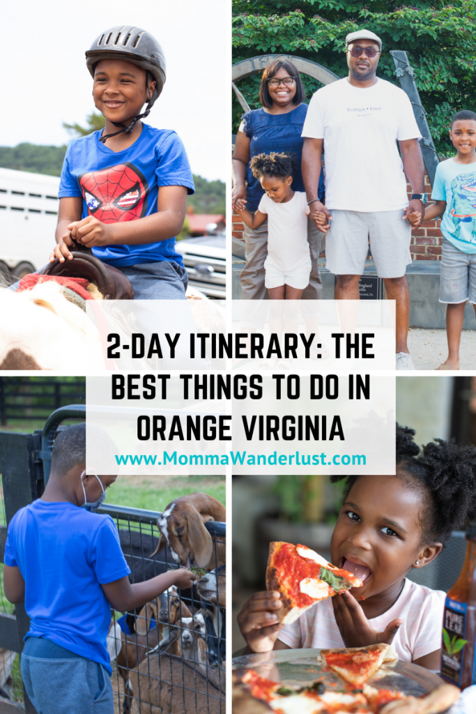 the Best Things to Do in Orange VA featured by top US family travel blogger, Momma Wanderlust