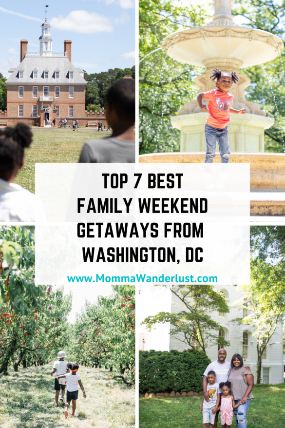 Top 7 Family Getaways from featured by top US family travel blogger, Momma Wanderlust