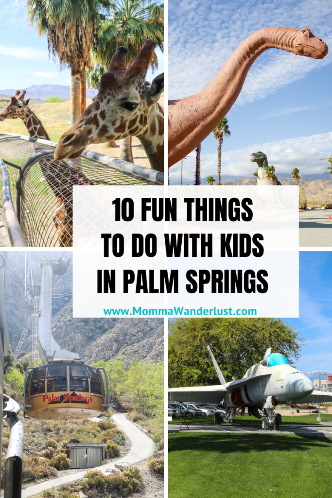 10 Fun Things to do in Palm Springs with Kids featured by top US family travel blogger, Momma Wanderlust