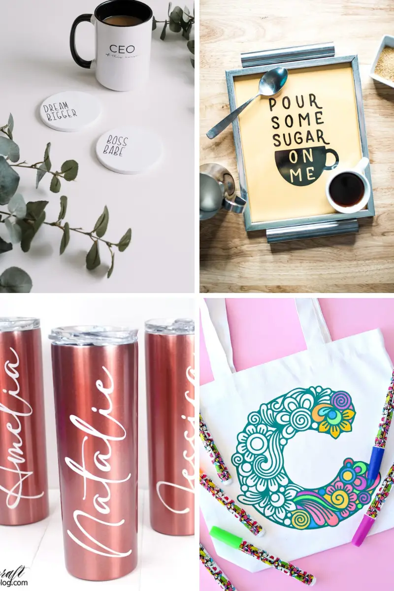 25 Personalized Gifts Made With Cricut - Small Stuff Counts