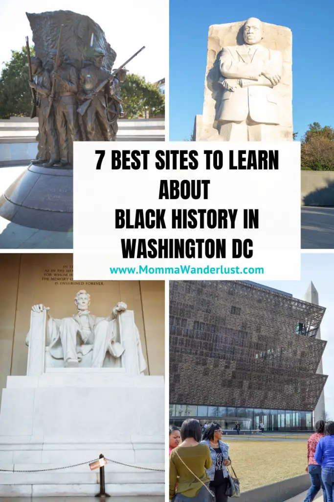 7 Best Sites to Learn about Black History in Washington DC featured by top US family travel blogger, Momma Wanderlust