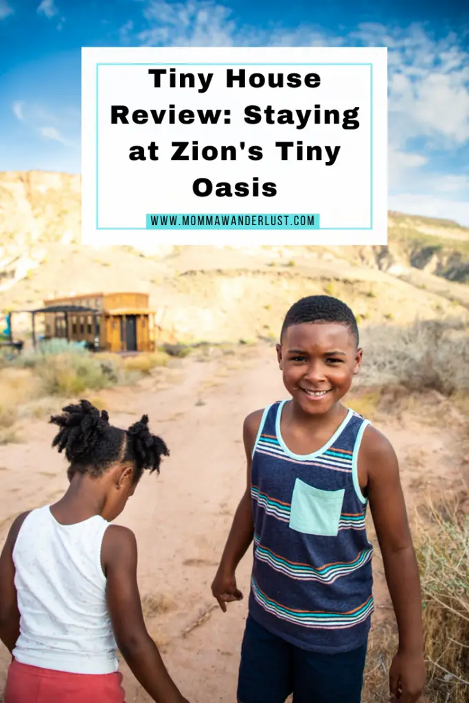 zion's tiny oasis reviewed by top US family travel blogger, Momma Wanderlust