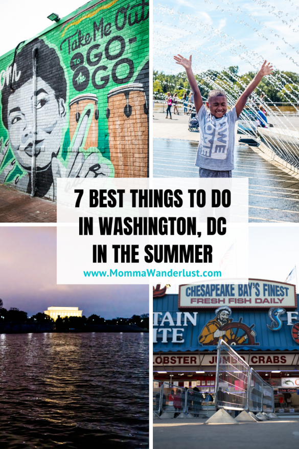 Best Things to Do in Washington DC in the Summer featured by Momma Wanderlust