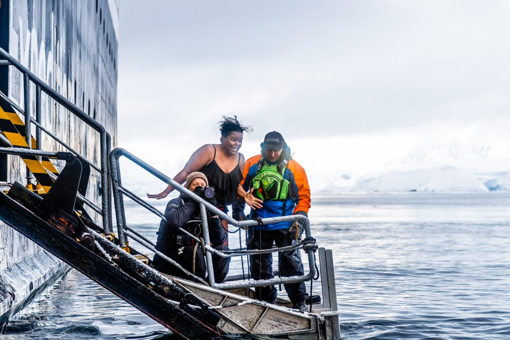 The Polar Plunge Experience featured by top US BIPOC family travel blogger, Momma Wanderlust