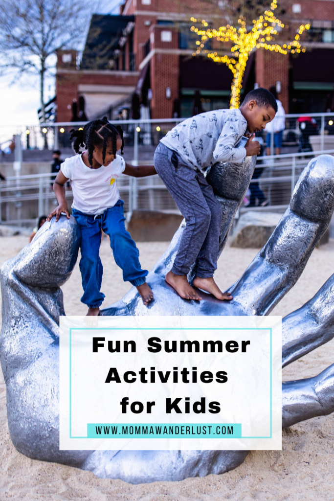 Fun Summer Activities for Kids featuring top BIPOC family travel blogger Momma Wanderlust
