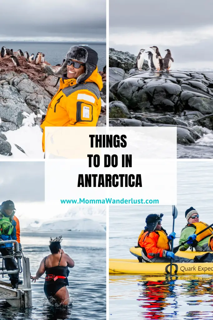 Things to do in Antarctica featuring Top BIPOC family travel blog Momma Wanderlust