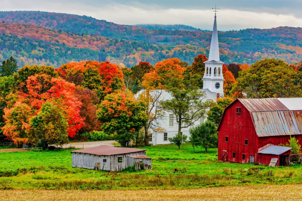 Best New England Fall Road Trips Woodstock, Vermont