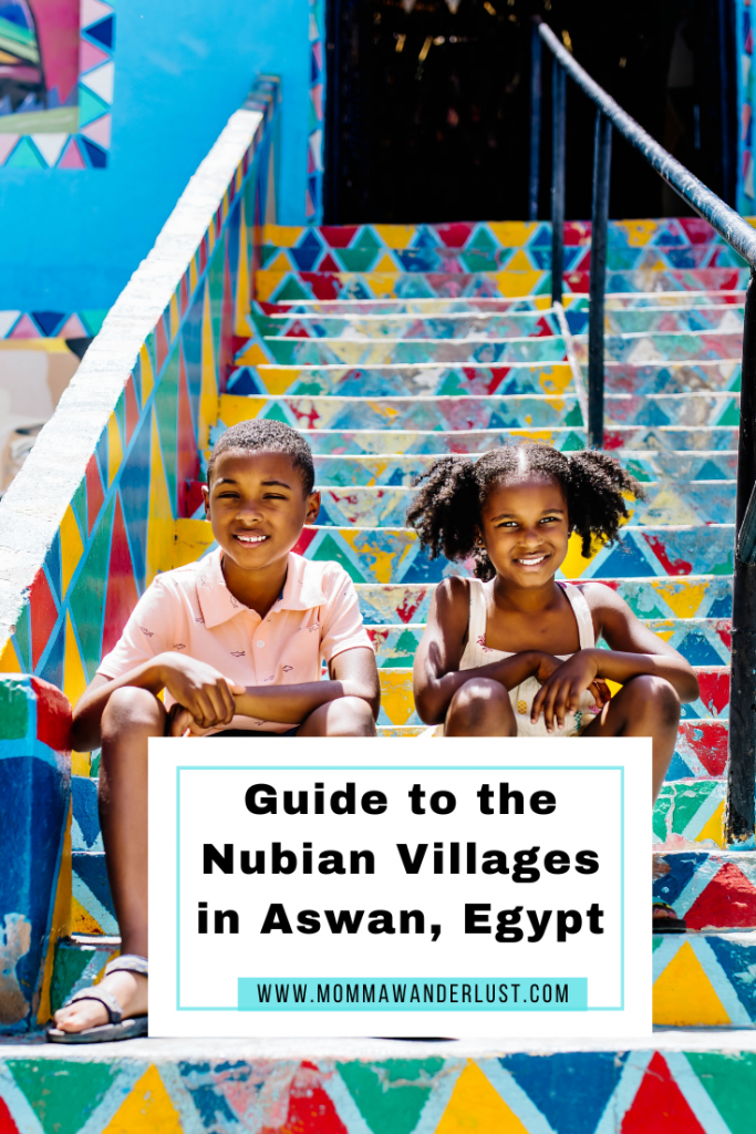 Guide to the Nubian Villages in Aswan, Egypt by top BIPOC Family Travel Blogger Momma Wanderlust