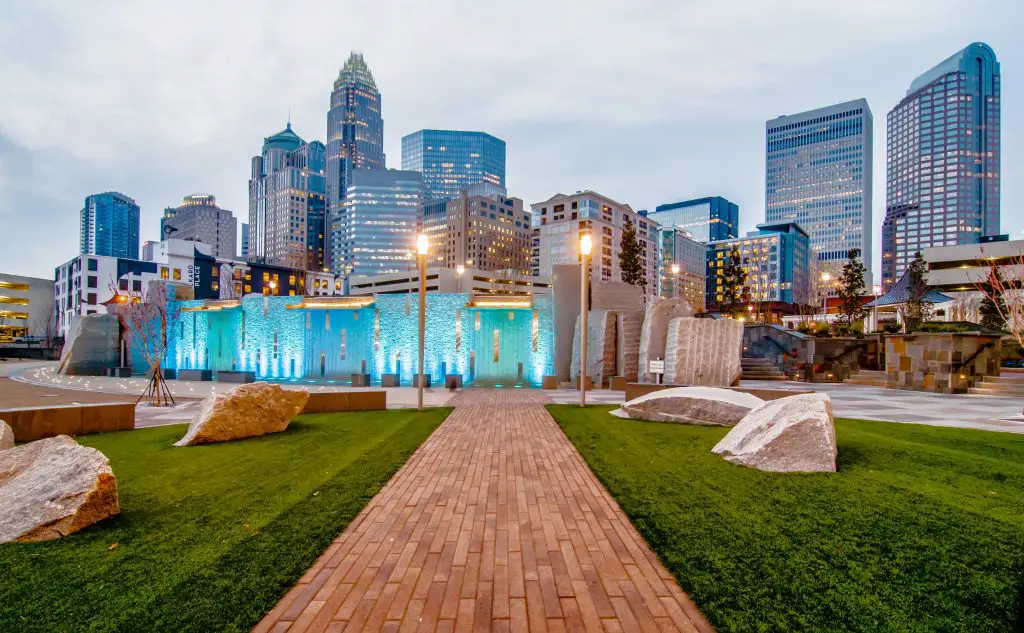image of downtown Charlotte, NC cityscape
