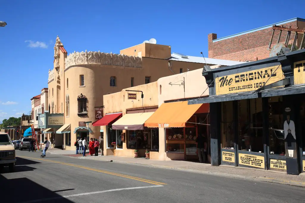 Summer US Destinations - Santa Fe - small town street