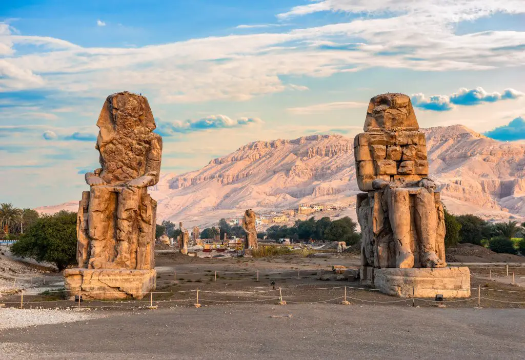 Colossi of Memnon statues in Luxor