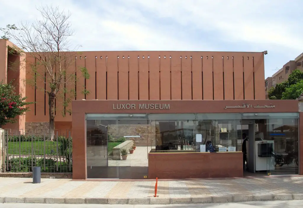 exterior of the luxor museum