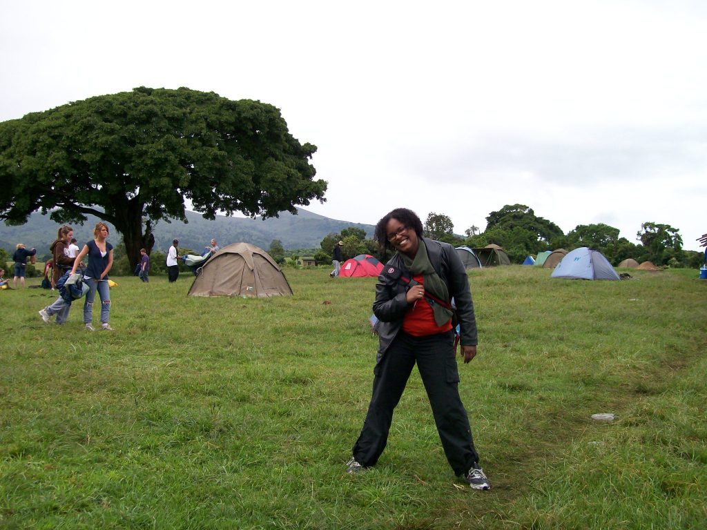 Campsite near Ngorongoro crater