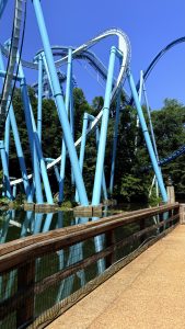 Roller coaster tracts for the Griffon ride